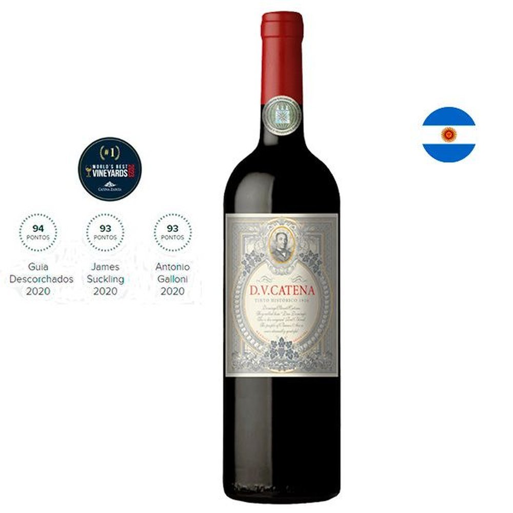 Vinho Tinto Argentino DV Catena Tinto Histórico
