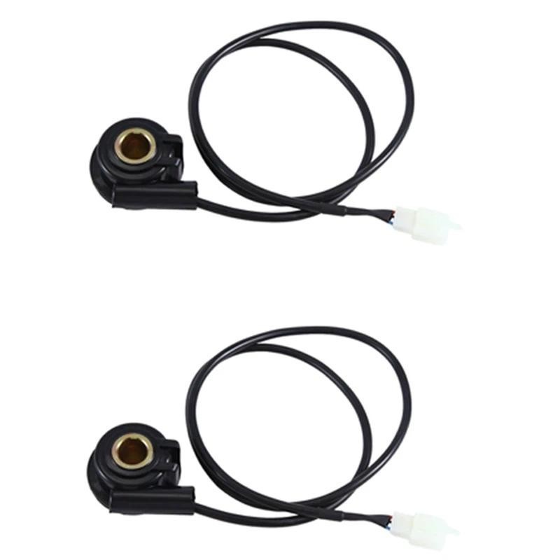 2 Pçs Motocicleta Digital Odômetro Velocímetro 3 Fios Sensor Cabo Montagem-Boomauto Peças Decoração Do Carro
