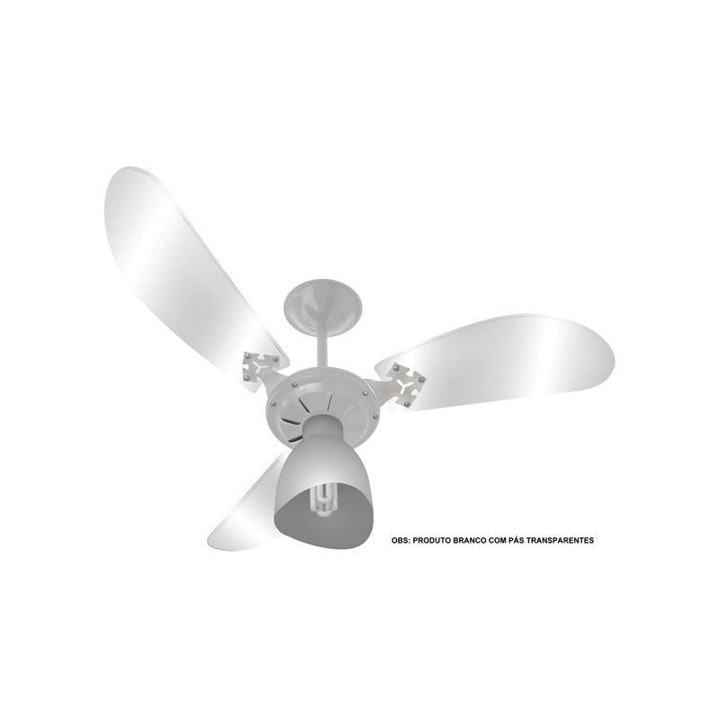 Ventilador De Teto Venti Delta Cristal 3 Pás 127v