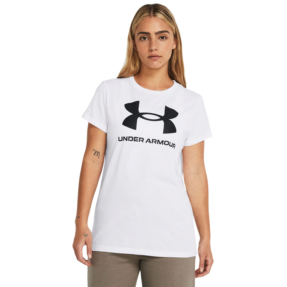 Camiseta de Treino Under Armour Rival Logo Feminina
