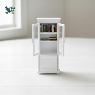 Armário De Exibição Em Miniatura 1 Casa De Bonecas Estante Móveis Decoração Realista Para Boneca Mini Quarto Acessório D