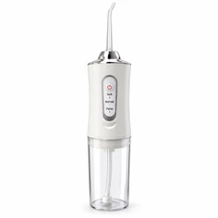 Irrigador Oral Elétrico Portátil Recarregável 200ml 4 Bicos 3 Modos Limpeza Bucal Jato de Água Oásis OIH-5401