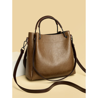 2024 novo estilo europeu americano Retro bolsa feminina na moda comércio exterior balde saco All-Match Commuter grande-