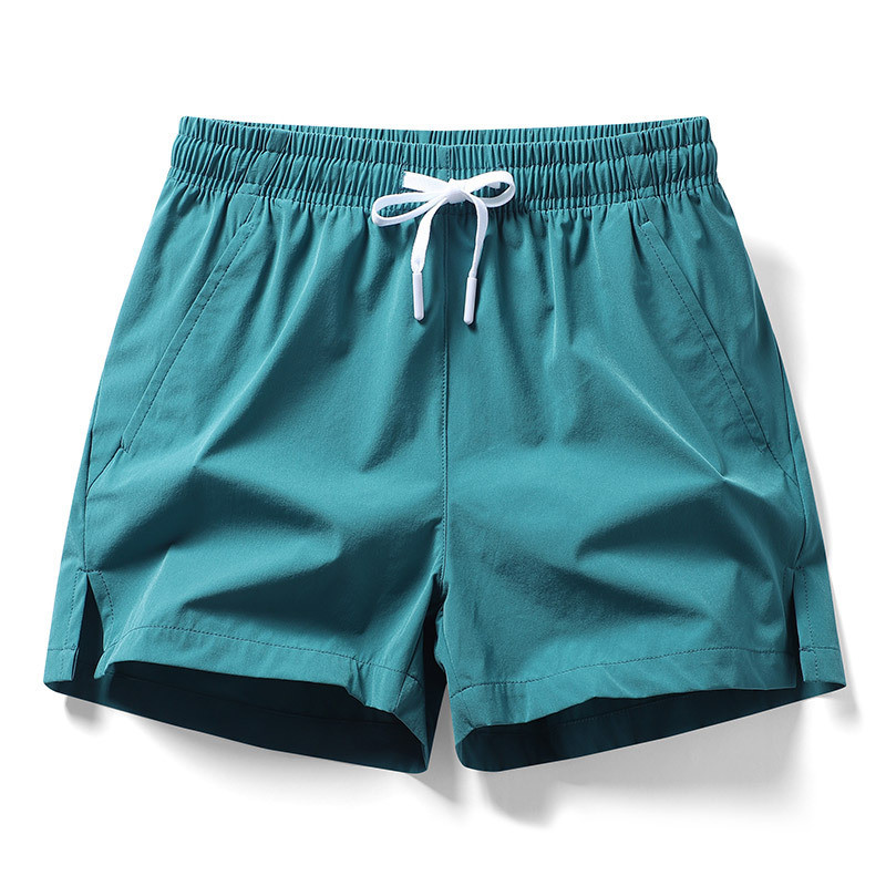 Verão fino gelo seda Casual Shorts masculino solto de secagem rápida três pontos correndo Fitness natação treinamento es
