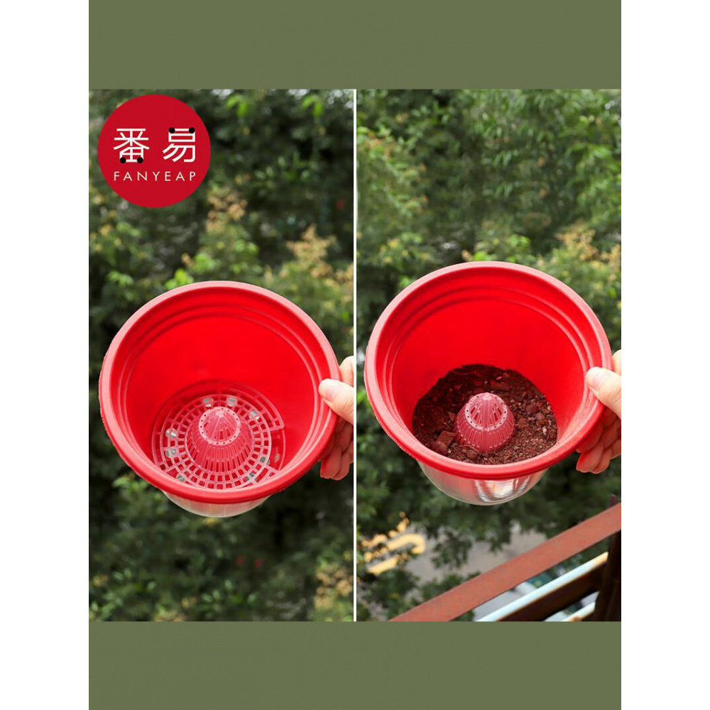 Junta de vaso de flores B1pn008-vaso de flores buraco inferior almofada de malha à prova de vazamento solo respirável va