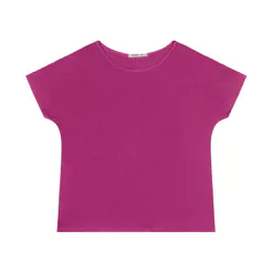 Blusa Feminina Manga Morcego Plus Size Secret Glam Roxo