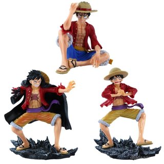 1 unidade, com dimensões de 12 a 17 cm, personagem de anime "Monkey D".   Luffy, One Piece, Conquistador da Ilha Oiga, O
