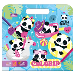 Maleta de atividades Lovely Friend com 8 folhas 394742 Tilibra