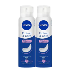 Kit Desodorante Aerosol Nivea Protect & Care 150ml - 2 unidades