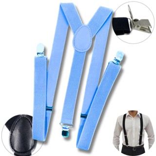 Suspensório Elástico Unissex Ajustável Masculino Feminino Várias Cores em Oferta na Shopee