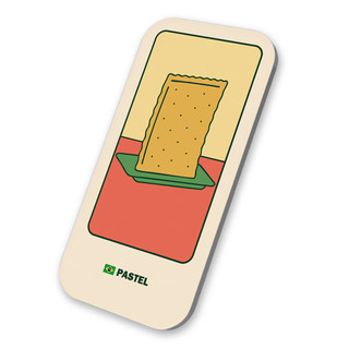 Imã de Geladeira Comida Típica Pastel De Feira Brasil 3x6cm Lembrancinha Souvenir