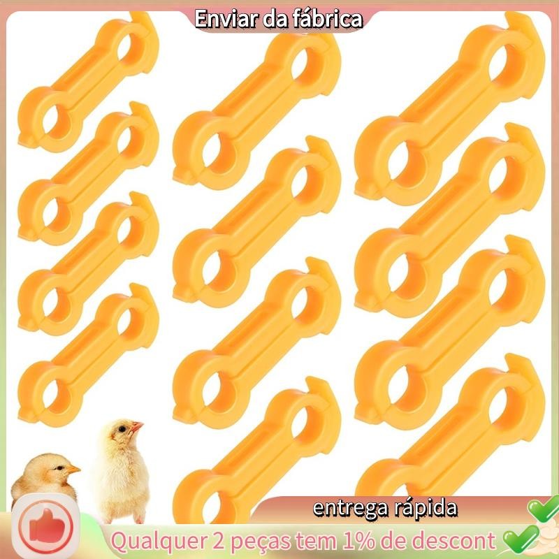 Splay Leg Hobble Brace Para Baby Chick 12Psc , Aparelhos De Frango , Faixas De Perna De Aves