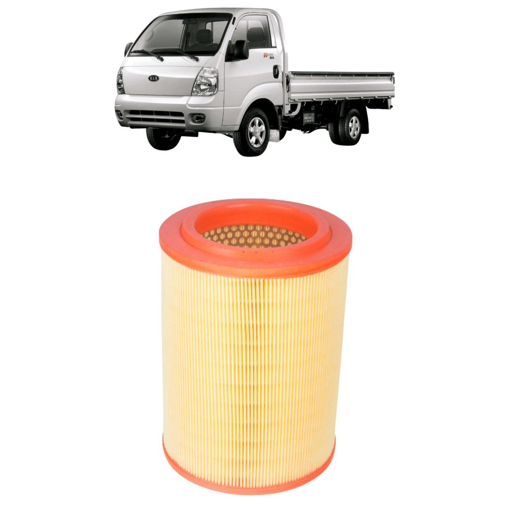 Filtro de Ar Motor Kia Bongo K2700 2.7 8V Diesel 2005 a 2011