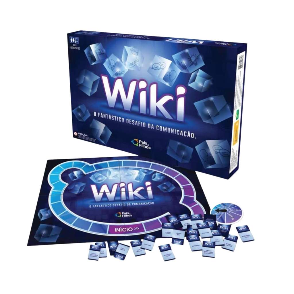 Jogo de Tabuleiro Wiki O Fantástico Desafio da Comunicação Pais e Filhos - 2760-1 em Oferta na Shopee