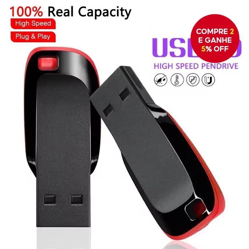 Unidade Flash USB 2.0 , 4GB , 8GB , 16GB , 32GB , 128GB , 512GB , 1TB , 2TB , Armazenamento Para Estudo De Escritório ,