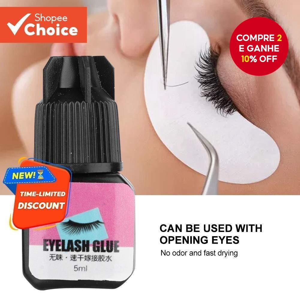 Cola Para Enxerto De Extensão De Cílios 5ml-Ferramenta Profissional De Secagem Rápida