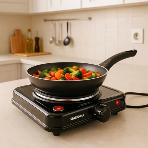 Fogareiro de Indução Compacto 1 Boca 220V Rápido Seguro e Econômico Ideal para Cozinhas Pequenas Fogão Cooktop portátil