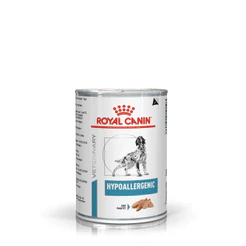 Ração Úmida Veterinary Hypoallergenic para Cães com Sensibilidades Alimentares 400g Royal Canin