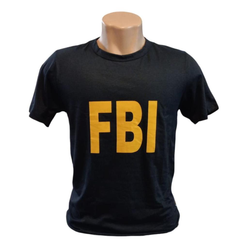 Camiseta Fbi Unissex Fantasia - Cosplay