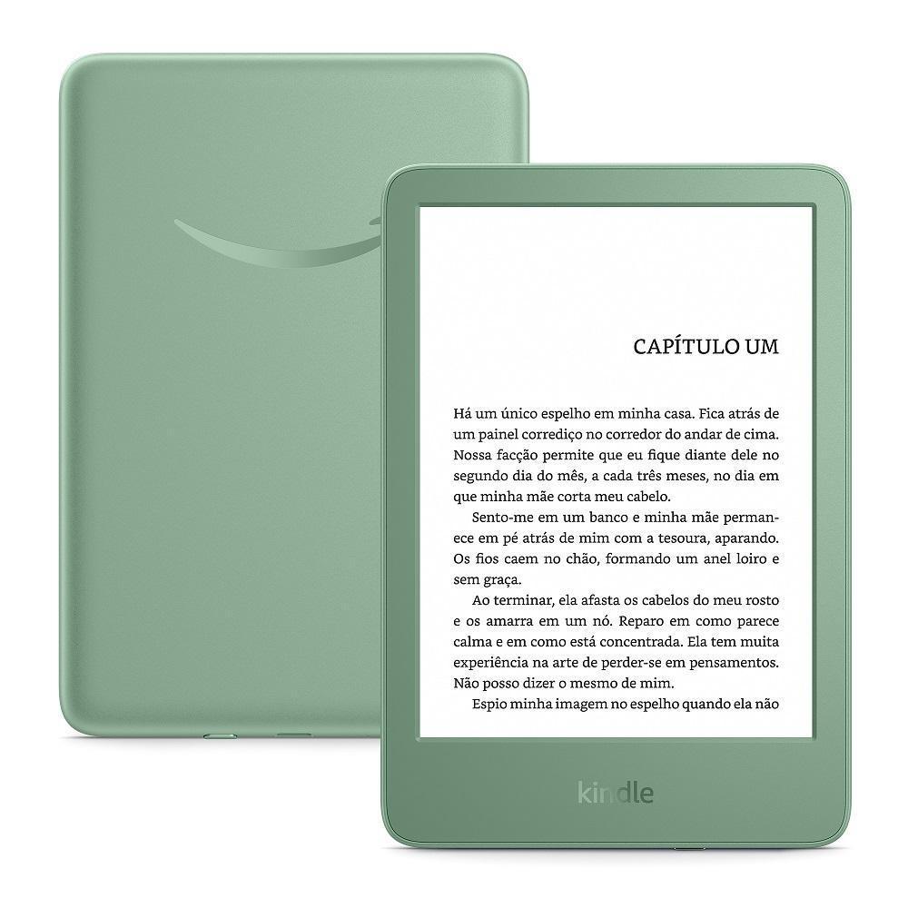 Kindle 11ª (16gb – Modelo 2024), com Tela Antirreflexo, Luz Frontal Ajustável, Cor Verde, B0cp31qs6r