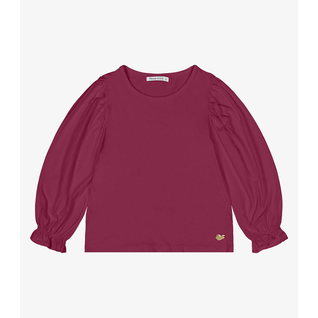 Blusa Infantil Manga Longa Trick Nick Vermelho