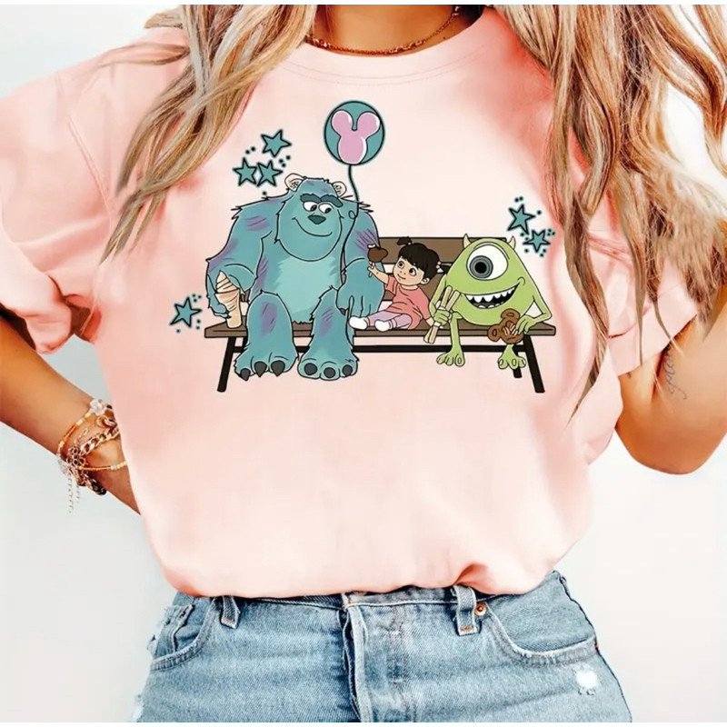 Camiseta Monstros SA Varias Cores 100% Algodão Envio Imediato em Oferta na Shopee