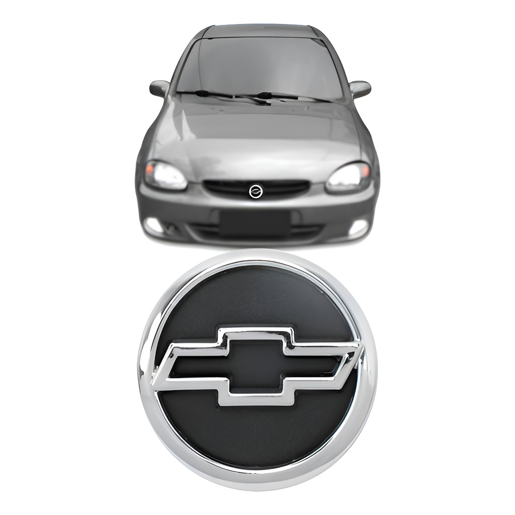 Emblema Gravata Cromada Grade Corsa 94 95 96 97 98 99