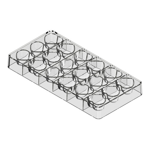 Forma para Chocolate Coração Profissional 20g Tábata Romero Bluestar