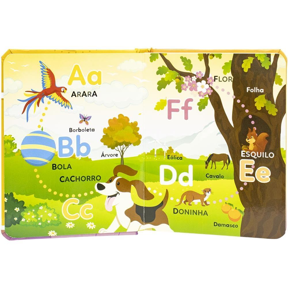 Meu Livro Fofinho | Descobrindo o Alfabeto | Capa Dura Almofadada
