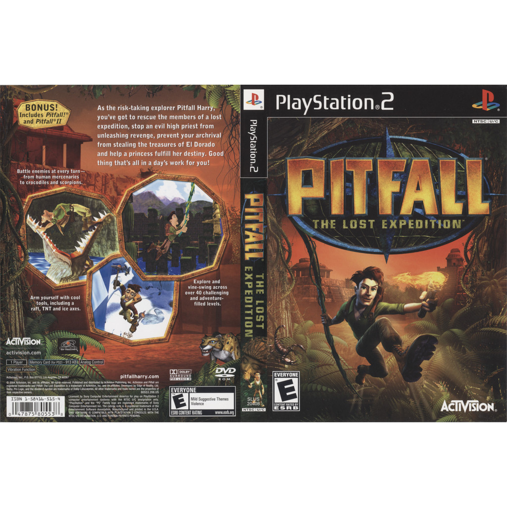 Pitfall- The Lost Expedition - PS2