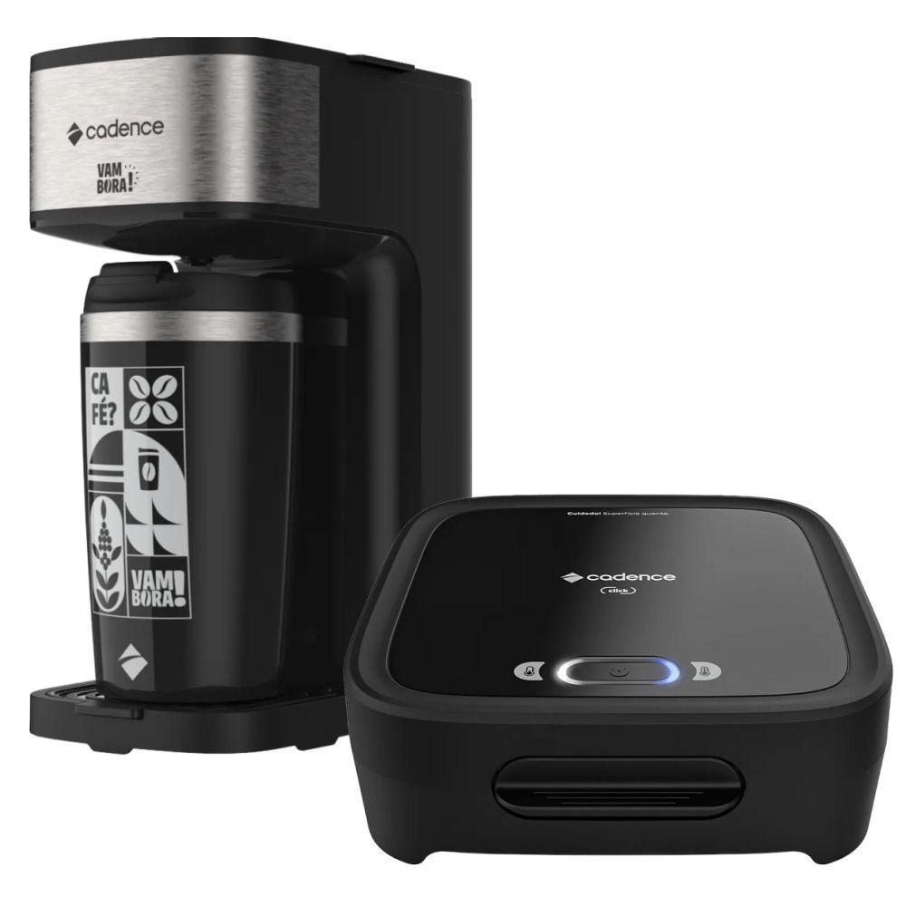 Kit Click Cadence - Sanduicheira E Cafeteira Vambora 110V em Oferta na Shopee