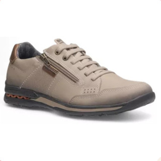 Sapatênis Masculino Pegada Casual Calce Fácil Amortec Couro Premium em Oferta na Shopee