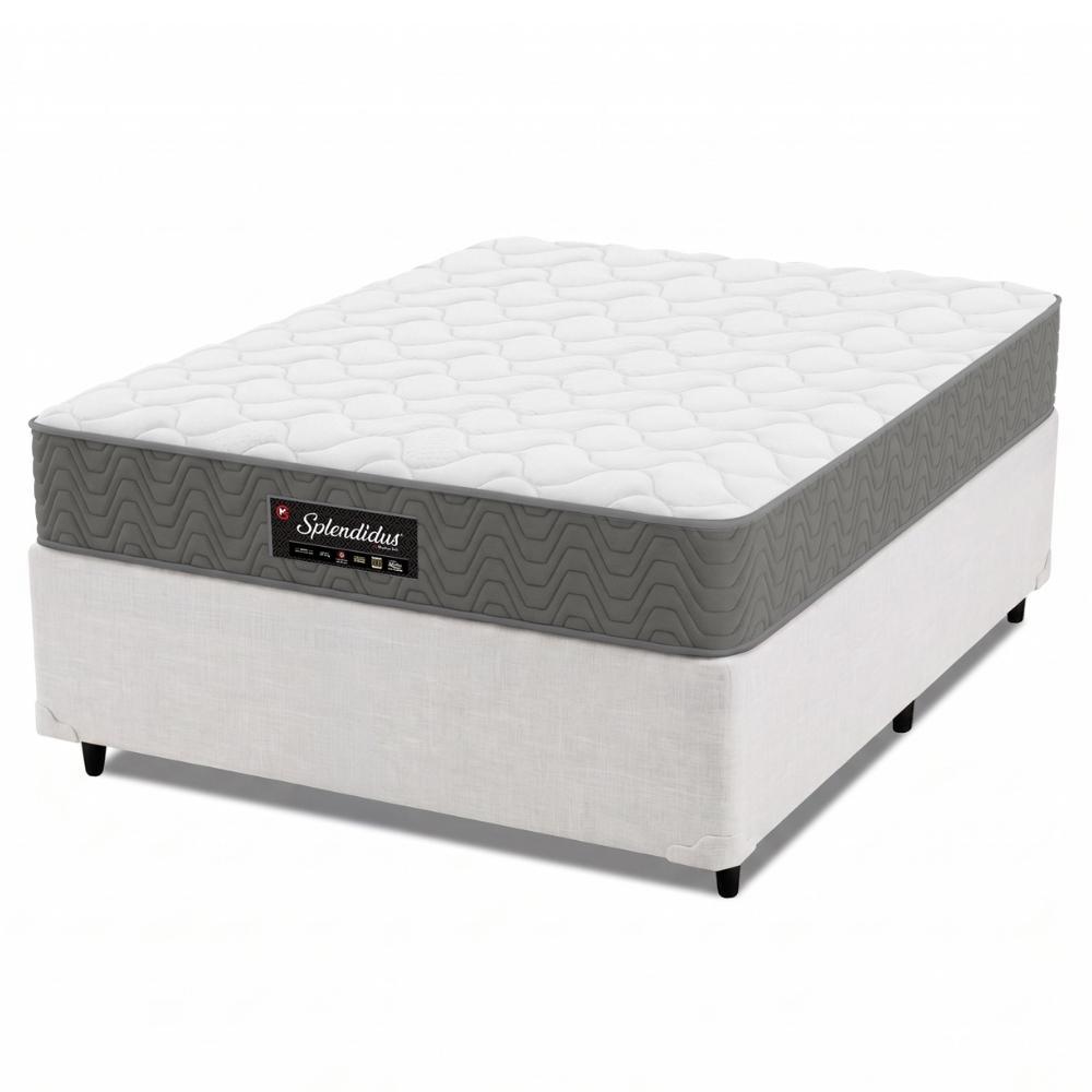Cama Box Colchão Casal Molas Ensacadas Splendido 138x188x62cm Munhoz