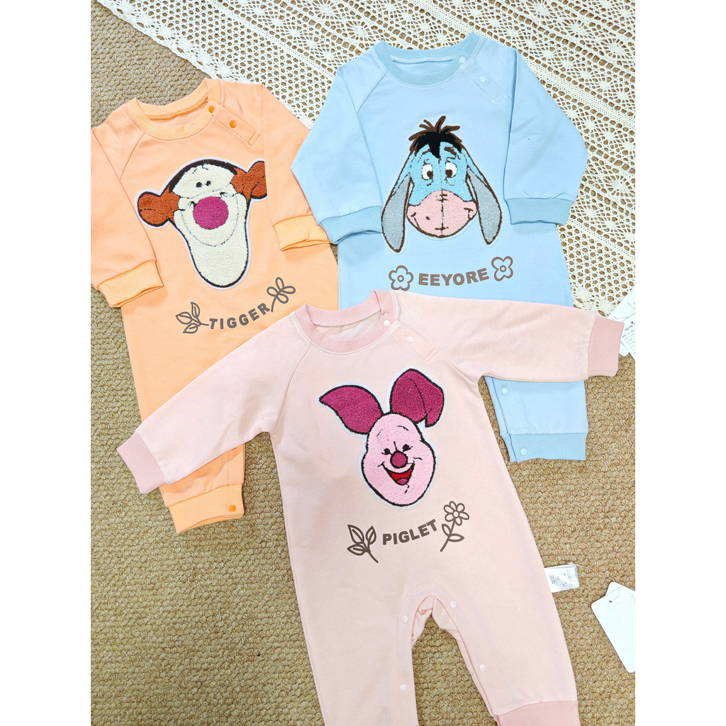 Comércio exterior primavera outono 73-100cm infantil macacão de manga comprida dos desenhos animados masculino feminino 