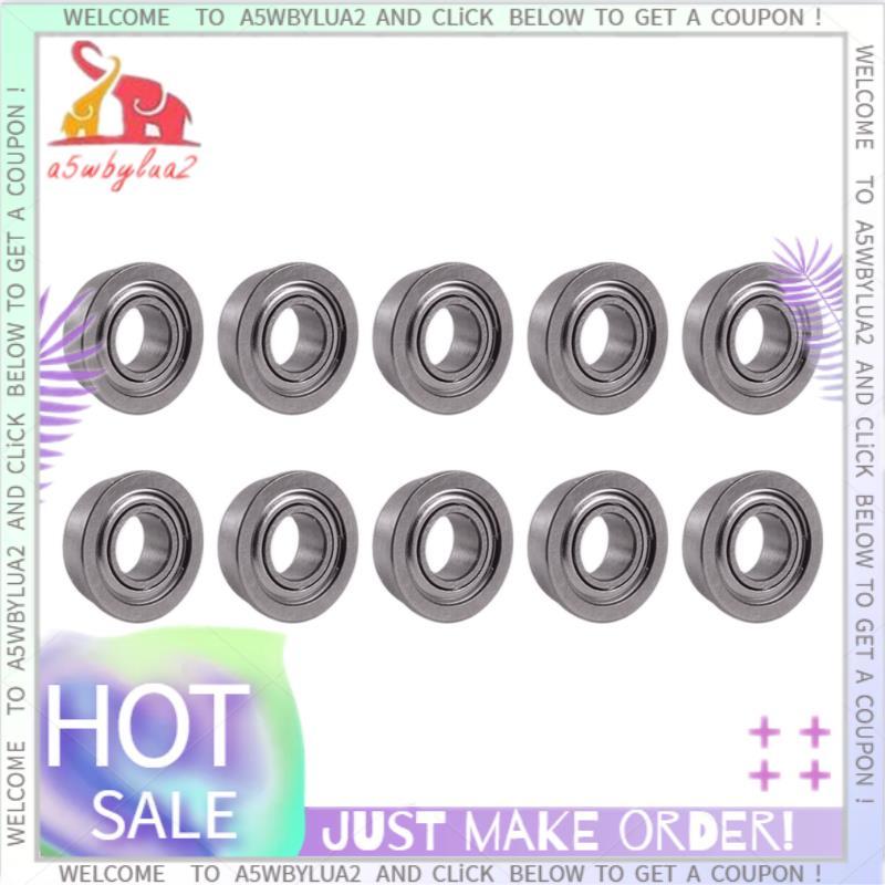 10 Pcs MF84ZZ LF840ZZ Blindado Flangeado 4 x 8 x 3 Mm Modelo Rolamento De Flange Esférico