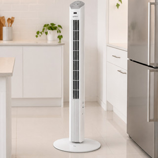 Ventilador Torre Spirit Easy 90 Cm Branco Prata