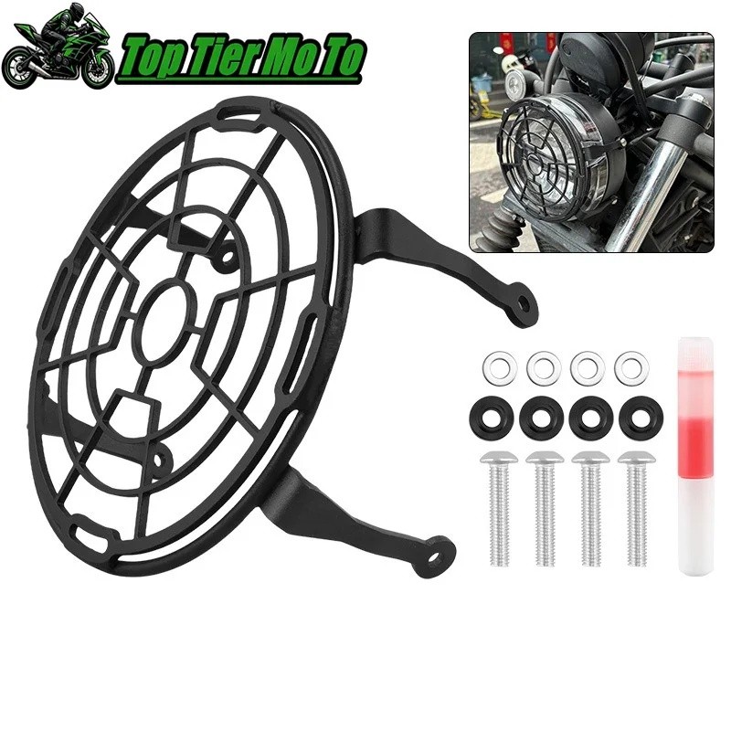 Novo Protetor de Farol para Motocicletas Honda CL300 CL500, Acessórios para Motocicleta, Protetor de Grelha de Farol