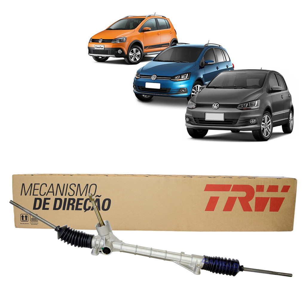 Caixa Direção Mecanica Eletrica Nova Trw Vw Fox Spacefox 2014 Em Diante