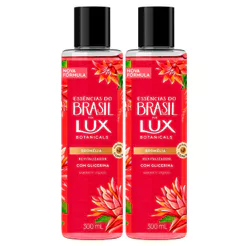 Kit 2 Sabonete Líquido Lux Botanicals Essências do Brasil Bromélia Revitalizador com Glicerina 300ml