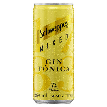 Schweppes RTD Mixed Gin Tônica Lata 269ml