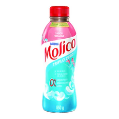 Iogurte Desnatado Morango Zero Lactose Molico