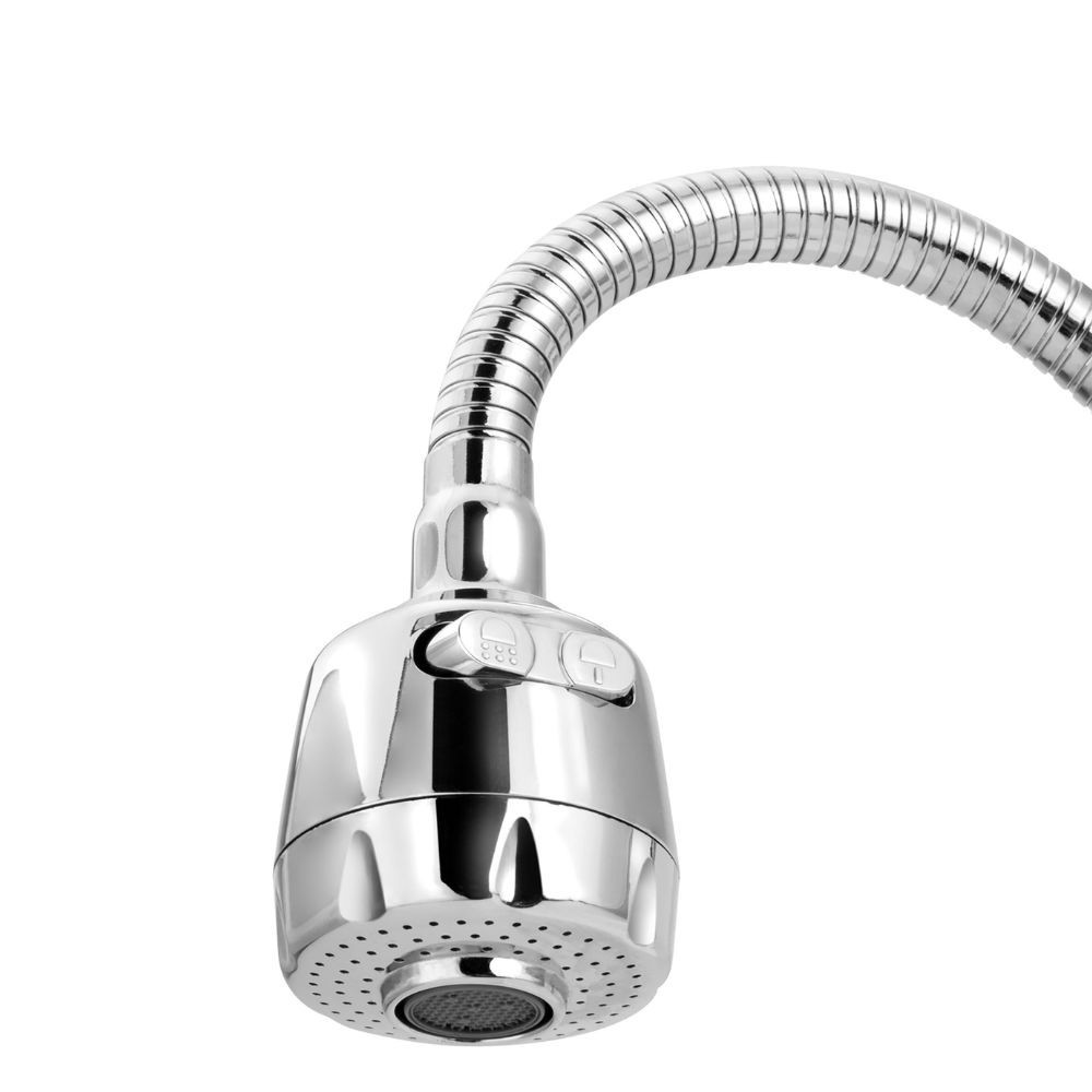 Torneira Misturador Para Cozinha De Parede Luxo Gourmet Cr 1/4v Agua Quente Fria — imagem 2 de 2