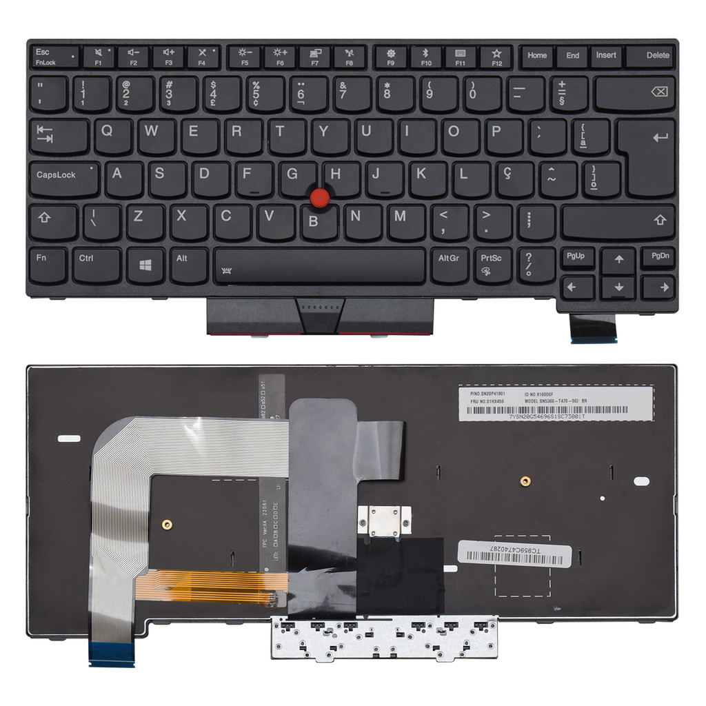 Teclado para Notebook Lenovo Thinkpad T470
