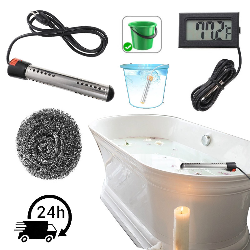 Aquecedor De Água Ebolidor Elétrico Portátil Mergulhão Rabo Quente - 1500W A 1500W - 110V e 220V