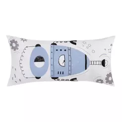 Fronha para Body Pillow Infantil Altenburg Mundo Kids 30cm x 65cm Cyber Fofos