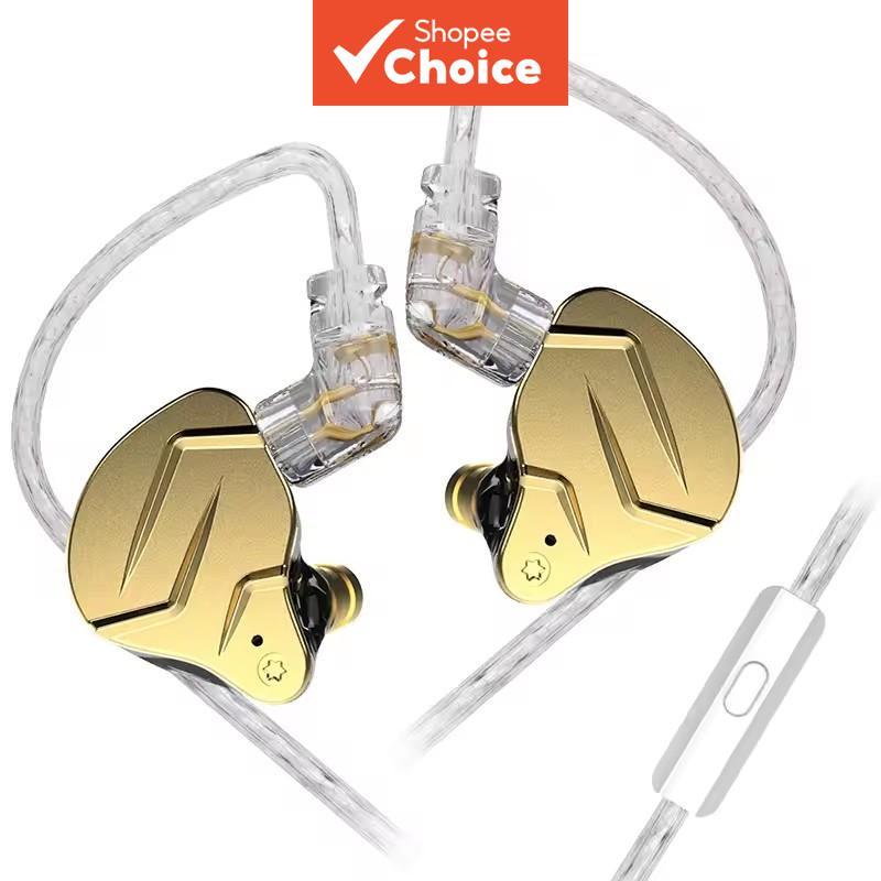 KZ ZSN PRO 2 Fones De Ouvido Com Fio Híbrido IEMs HiFi Graves Profundos Isolamento De Ruído Metal Sport Gaming Confortáv