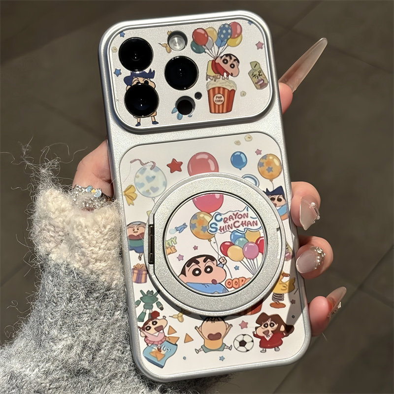 Capa de Telefone Balloon Shin Chan para Samsung Galaxy A07 M07 F07 A06 M06 F06 A05S A04S A04E M04 F04 A03 Core A03S Capa