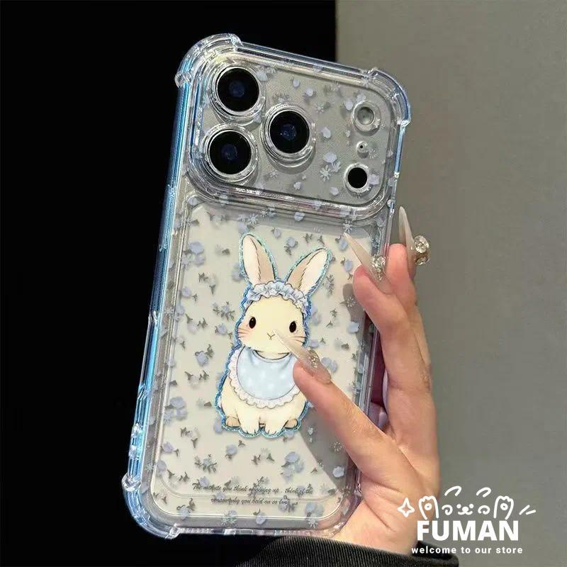 Capa De Telefone Transparente De Quatro Cantos Com Flores Fofas Para Samsung Galaxy A40 A36 A35 A34 A33 A32 A31 A30 A30S