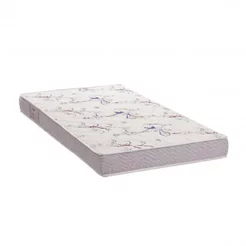 Colchão Solteiro Ortobom Espuma D20 Physical 12CMX88CMX188CM Branco/Roxo Solteiro