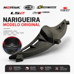 Narigueira Modelo Original Ls2 Norisk Pro Tork FW3 Normaii Texx Helt
